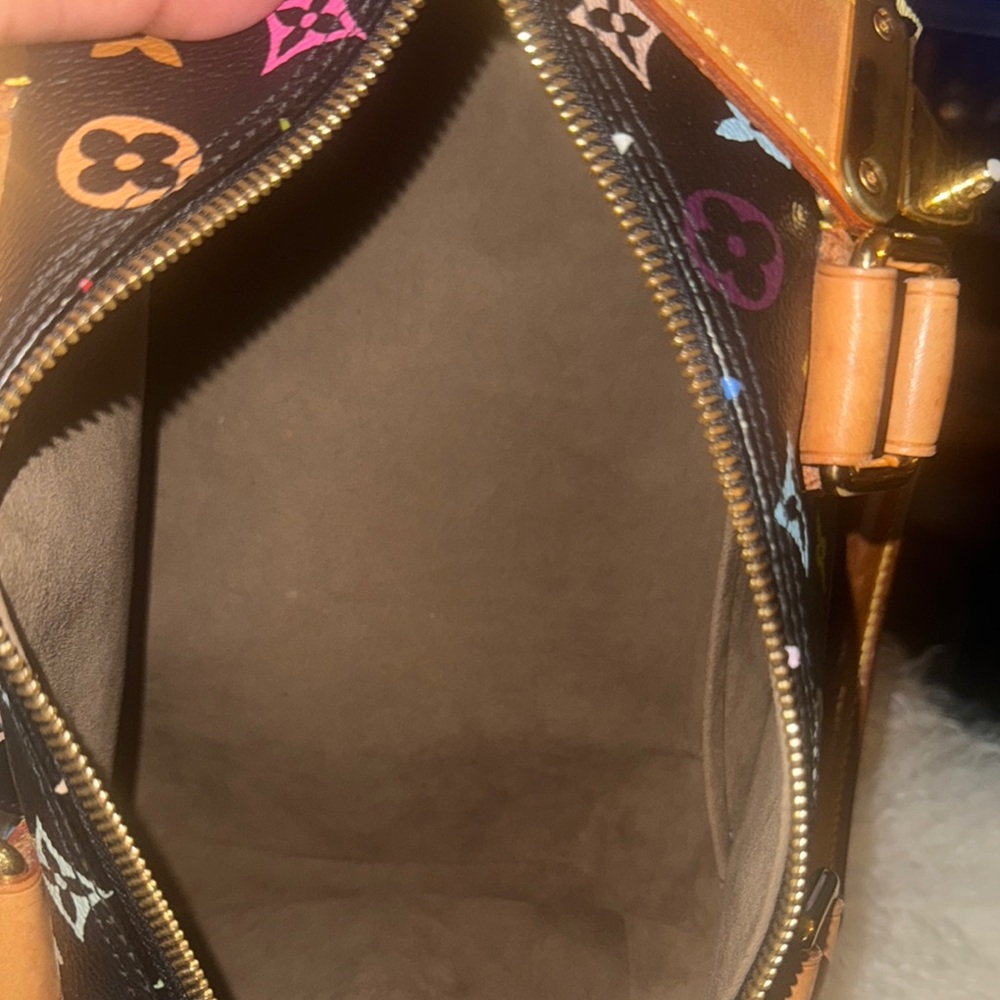 Louis Vuitton Black Multicolor Monogram Satchel - Picture 9 of 17